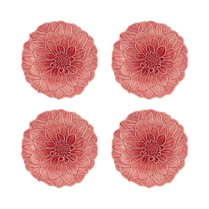 Maria Flor Dahlia Dessert Plate (Set of 4)