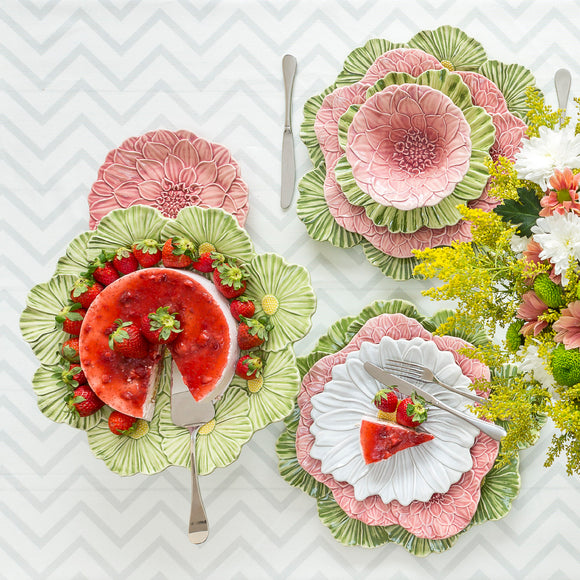 Maria Flor Dahlia Dessert Plate (Set of 4)