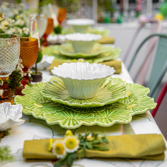 石川隆児　flower rim plate 石川隆児 flower rim plate 石川隆児Flower rim Plate White 2枚
