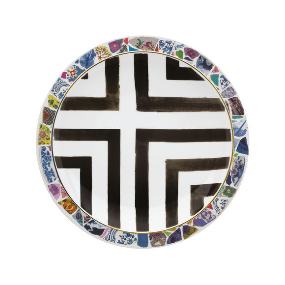 Sol Y Sombra Dinner Plate