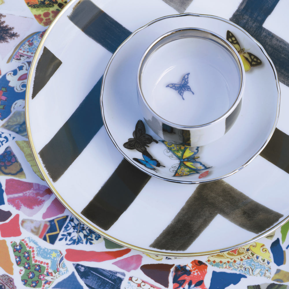 Sol Y Sombra Dinner Plate