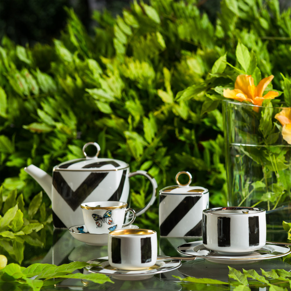 Vista Alegre Sol Y Sombra Tea Pot - 2Modern