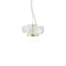 Faro LED Pendant Light  option Crystal / Painted Brass