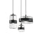 Futura Multi-Light Pendant Light  option Crystal / Black