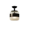 Futura Semi-Flush Mount  option Amber / Brass