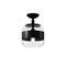 Futura Semi-Flush Mount  option Crystal / Black
