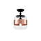 Futura Semi-Flush Mount  option Crystal / Copper