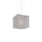 Giogali Cube Pendant Light  option Glossy Chrome