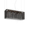 Giogali Rectangle Linear Suspension Light  option Matte Bronze