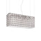 Giogali Rectangle Linear Suspension Light  option Silver