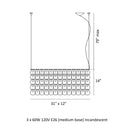 Giogali Rectangle Linear Suspension Light