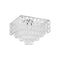 Giogali Square Flush Mount  option White