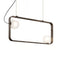 Groove Horizontal Pendant Light  option Matte Bronze