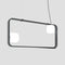 Groove Horizontal Pendant Light  option Matte White