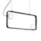 Groove Horizontal Pendant Light  option Shaded White