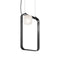 Groove Vertical Pendant Light  option Shaded White