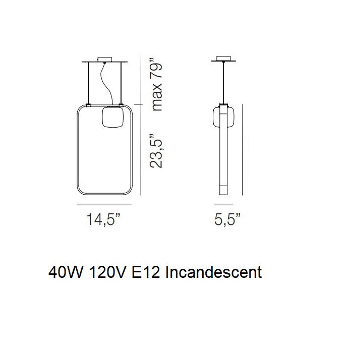Groove Vertical Pendant Light