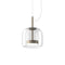 Jube LED Pendant Light  option Crystal / Matte Steel