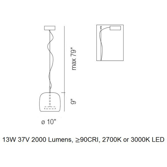 Jube LED Pendant Light