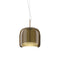 Jube LED Pendant Light with Glass Diffuser  option Burned Earth / Matte Gold