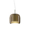 Jube LED Pendant Light with Glass Diffuser  option Burned Earth / Matte Steel