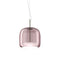 Jube LED Pendant Light with Glass Diffuser  option Light Amethyst / Matte Steel