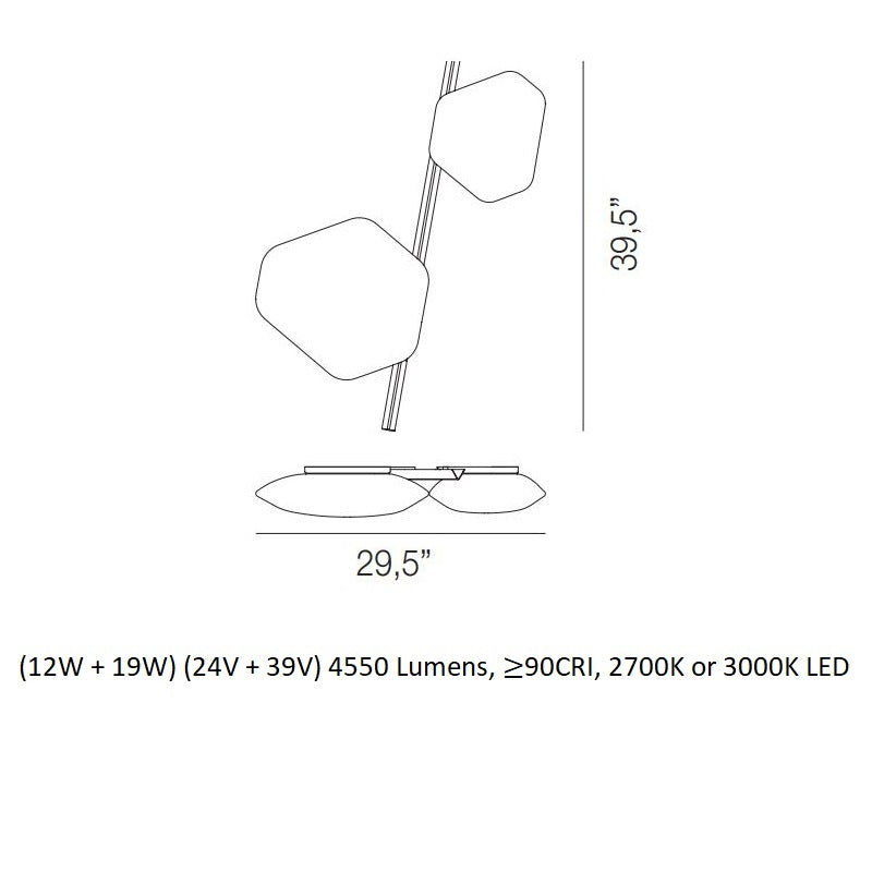 Modulor Multi-Light LED Wall/Ceiling Light