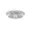 Novecento Flush Mount  option Crystal