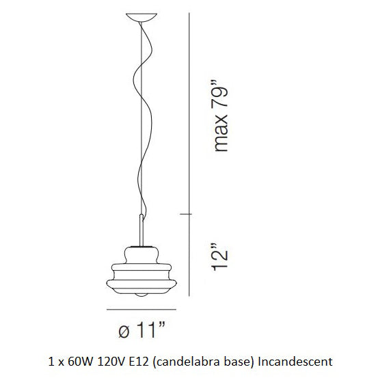 Novecento Pendant Light