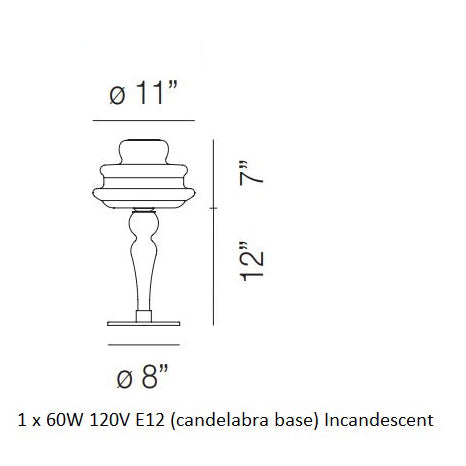 Novecento Table Lamp