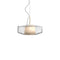 Plisse LED Pendant Light  option Matte Steel