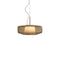 Plisse LED Pendant Light  option Burned Earth