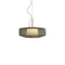 Plisse LED Pendant Light  option Old Green