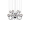 Puppet 2-Tier Chandelier  option Smoky Transparent