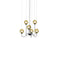 Puppet Chandelier  option Amber Transparent