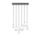 Puppet Multi-Light Linear Suspension Light  option White Shaded