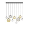 Puppet Multi-Light Linear Suspension Light  option 9 Lights