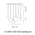 Puppet Multi-Light Linear Suspension Light