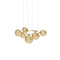 Puppet Ring 7A Pendant Light  option Matte Gold