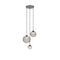 Puppet Round Multi-Light Pendant Light  option Smoky Transparent