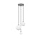 Puppet Round Multi-Light Pendant Light  option White Shaded