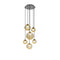 Puppet Round Multi-Light Pendant Light  option 6 Lights