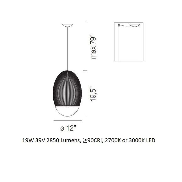 Riketta LED Pendant Light