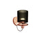 Tread LED Wall Sconce  option Matte Copper