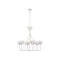 Visual Comfort Signature x Julie Neill Alberto Chandelier  option Plaster White