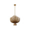 Visual Comfort Signature x Chapman and Myers Astra Sculpted Chandelier  option Gilded Iron