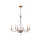Visual Comfort Signature x Chapman and Myers Bernardo Chandelier  option Antique Brass