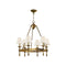 Visual Comfort Signature x Chapman and Myers Classic Mini Ring Chandelier  option Hand-Rubbed Antique Brass