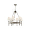 Visual Comfort Signature x Chapman and Myers Classic Mini Ring Chandelier  option Polished Nickel