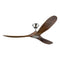 Maverick Indoor/Outdoor Ceiling Fan  option Brushed Steel / Dark Walnut